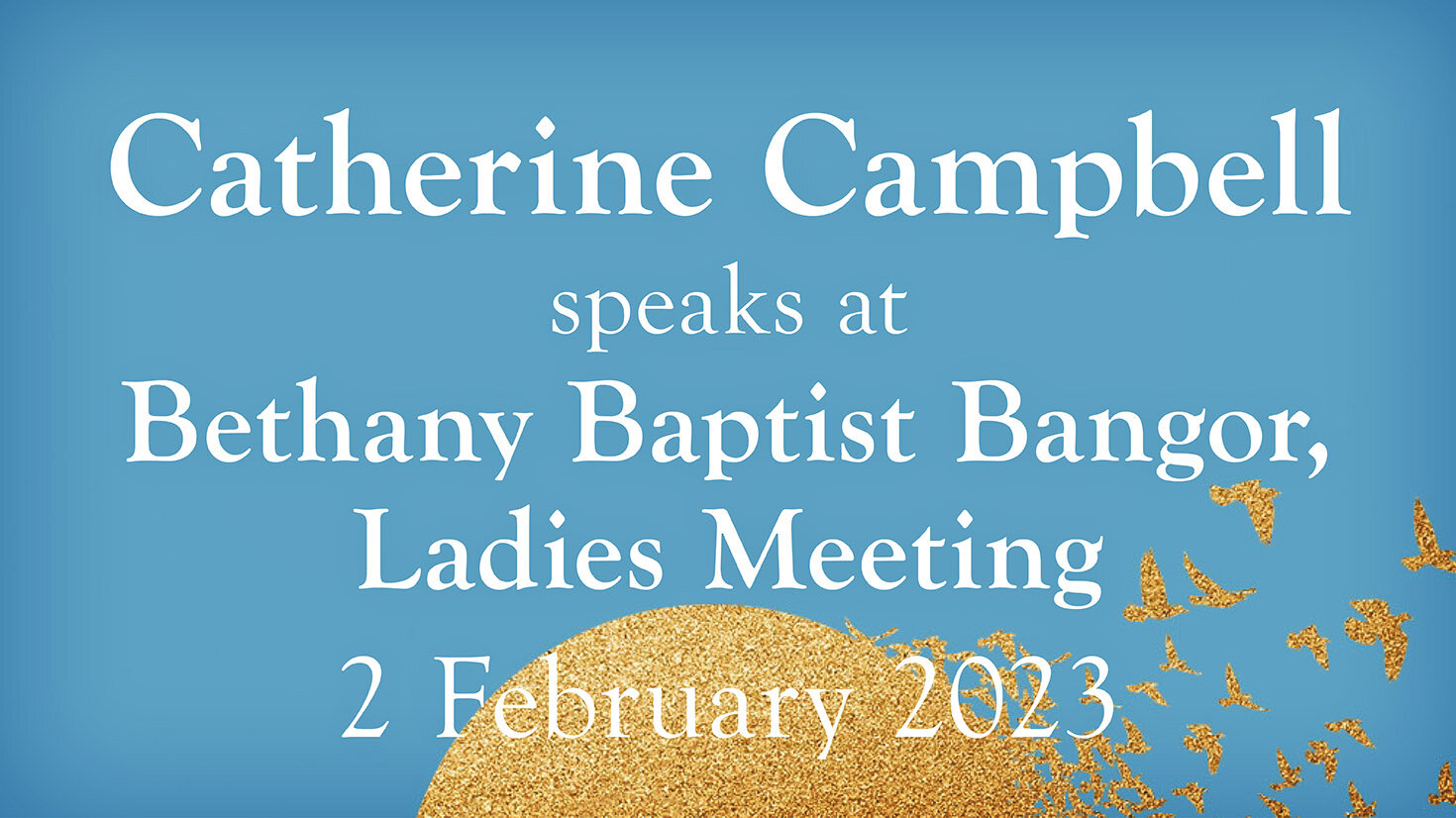 IVP Author Catherine Campbell speaks at Bethany Baptist Church.