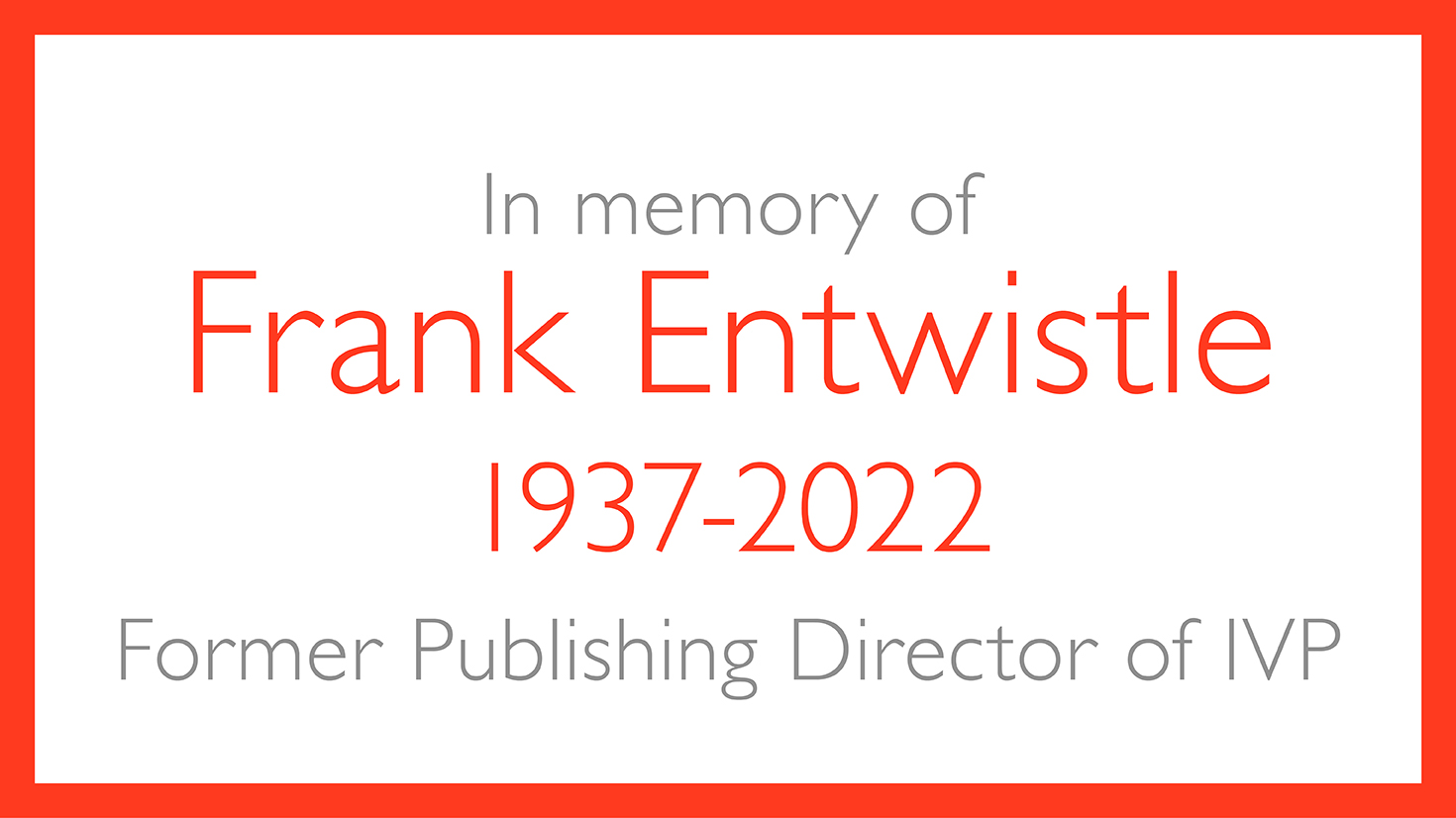 Frank Entwistle